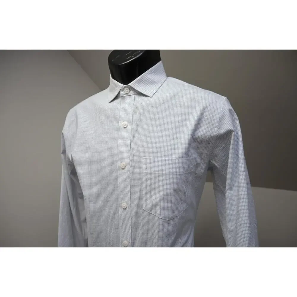 J Crew Thompson‎ Dress Shirt Stretch Button Up Plaid Long Sleeve Mens Size Small